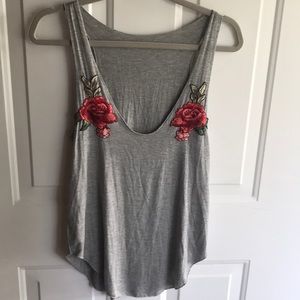 Rose tank top